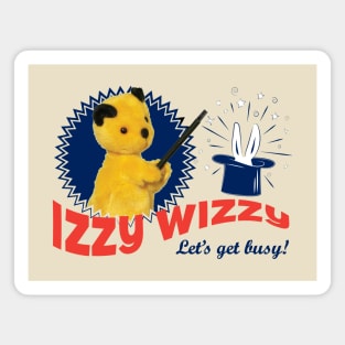 Sooty Retro Izzy Wizzy Let's Get Busy Magnet